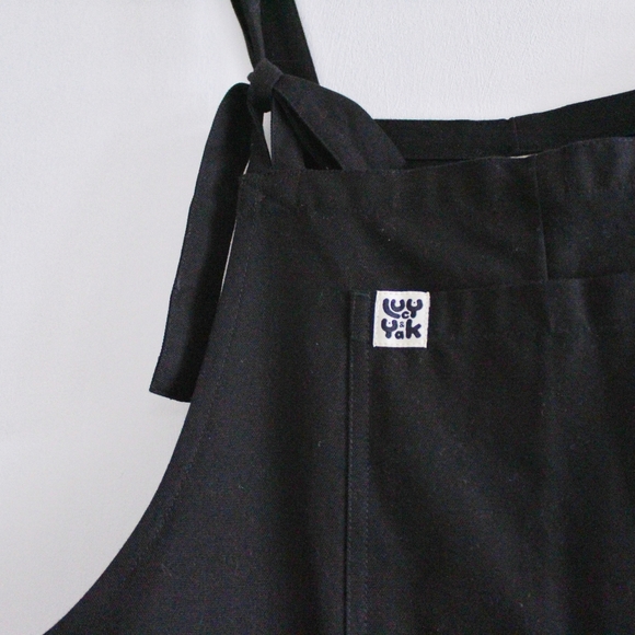 Lucy & Yak Black Dungarees Jumpsuit - Size 18 Regular - Picture 3 of 4